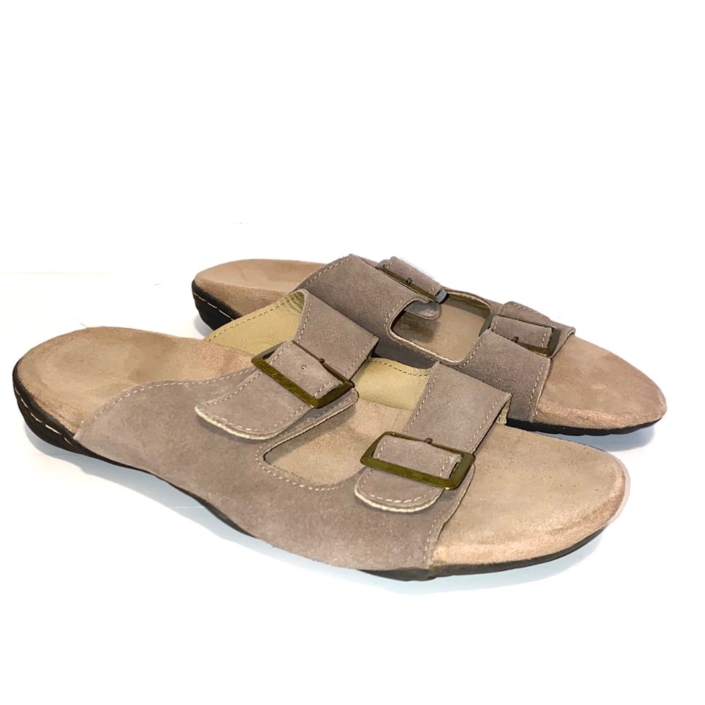 J-41 Adventure On Pingree Suede Slide Sandals
